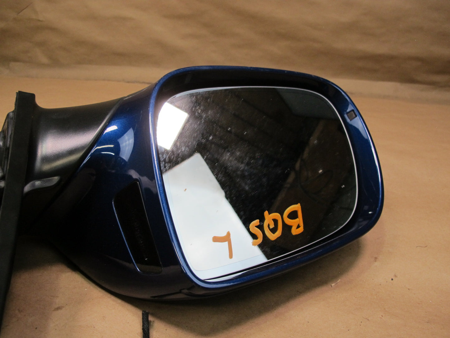 10-15 Audi Q7 4L Left Door Side View Power Heat Memory Exterior Mirror OEM