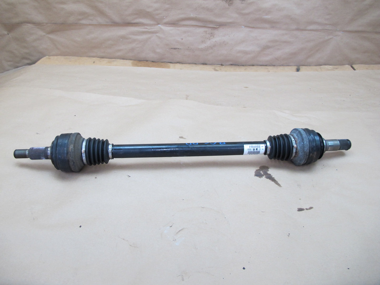 11-15 Audi Q7 4L 3.0L AWD Rear Right or Left Axle Shaft 7L8501201B OEM