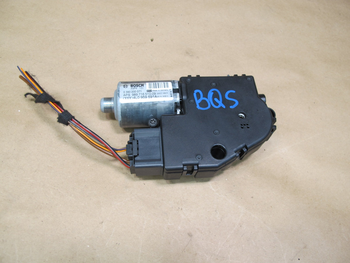 07-15 Audi Q7 4L Sunroof Moonroof Motor Drive Unit 4L0959591A OEM