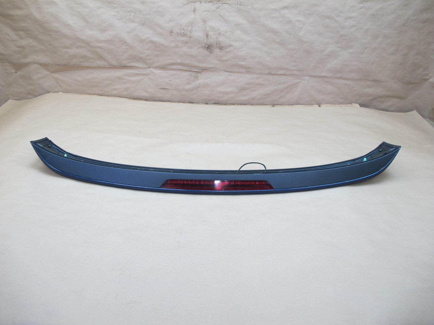 07-15 Audi Q7 4L Rear Tailgate Trunk Lid Spoiler w 3RD Brake Light Blue OEM