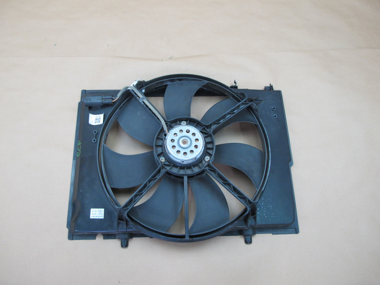 04-08 Chrysler Crossfire Engine Radiator Cooling Fan Motor Shroud OEM