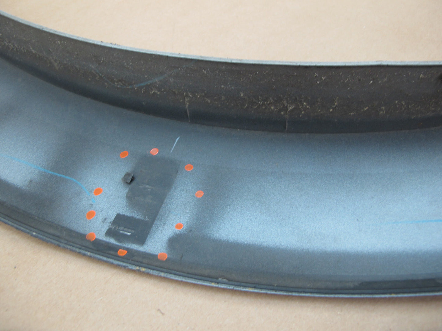 2011-2014 Infiniti QX56 QX80 Rear Fender Flare Molding Wheel Arch Set of 2