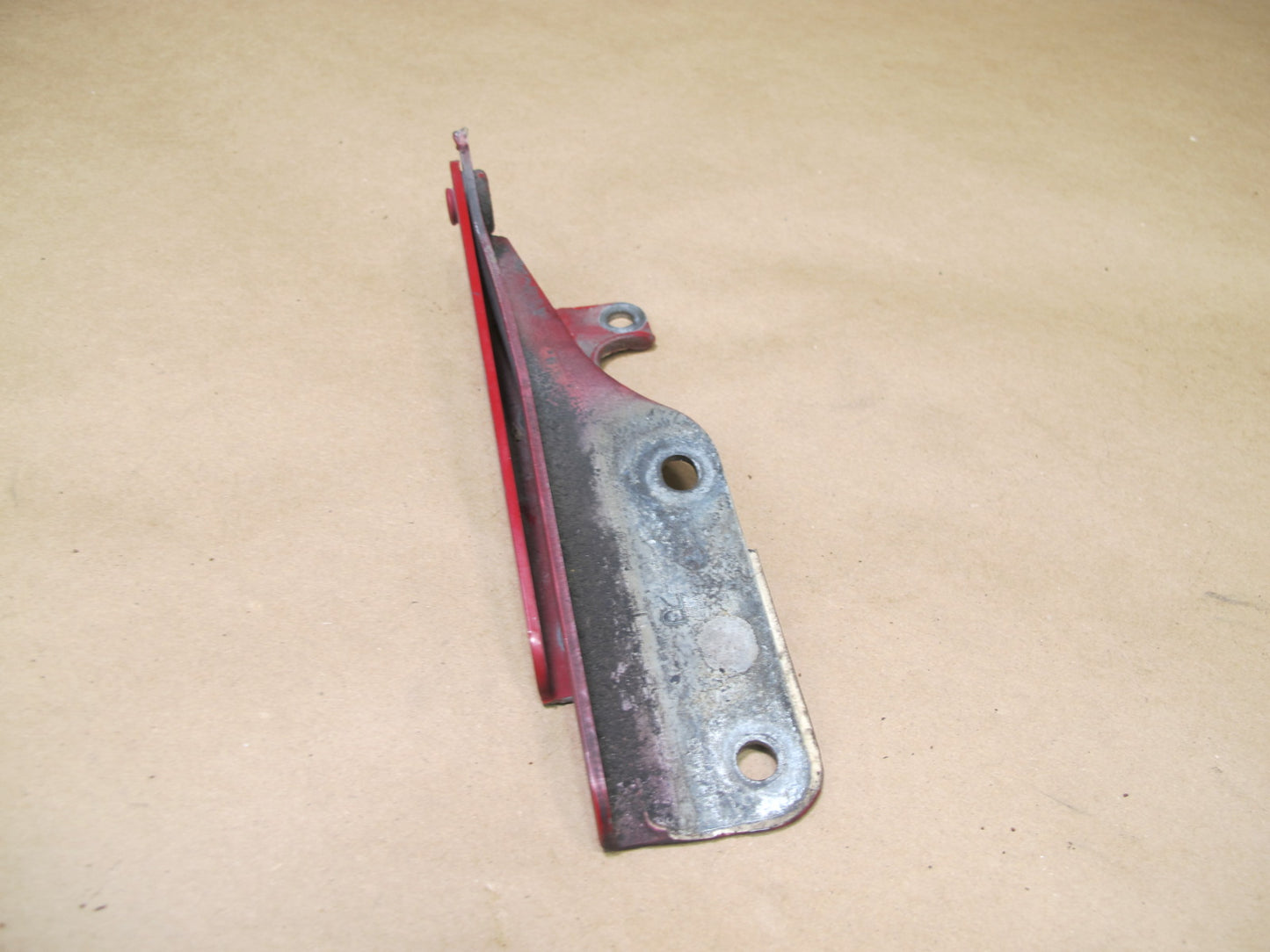 92-97 Subaru SVX Set of 2 Front Left & Right Hood Bonnet Hinge RED OEM