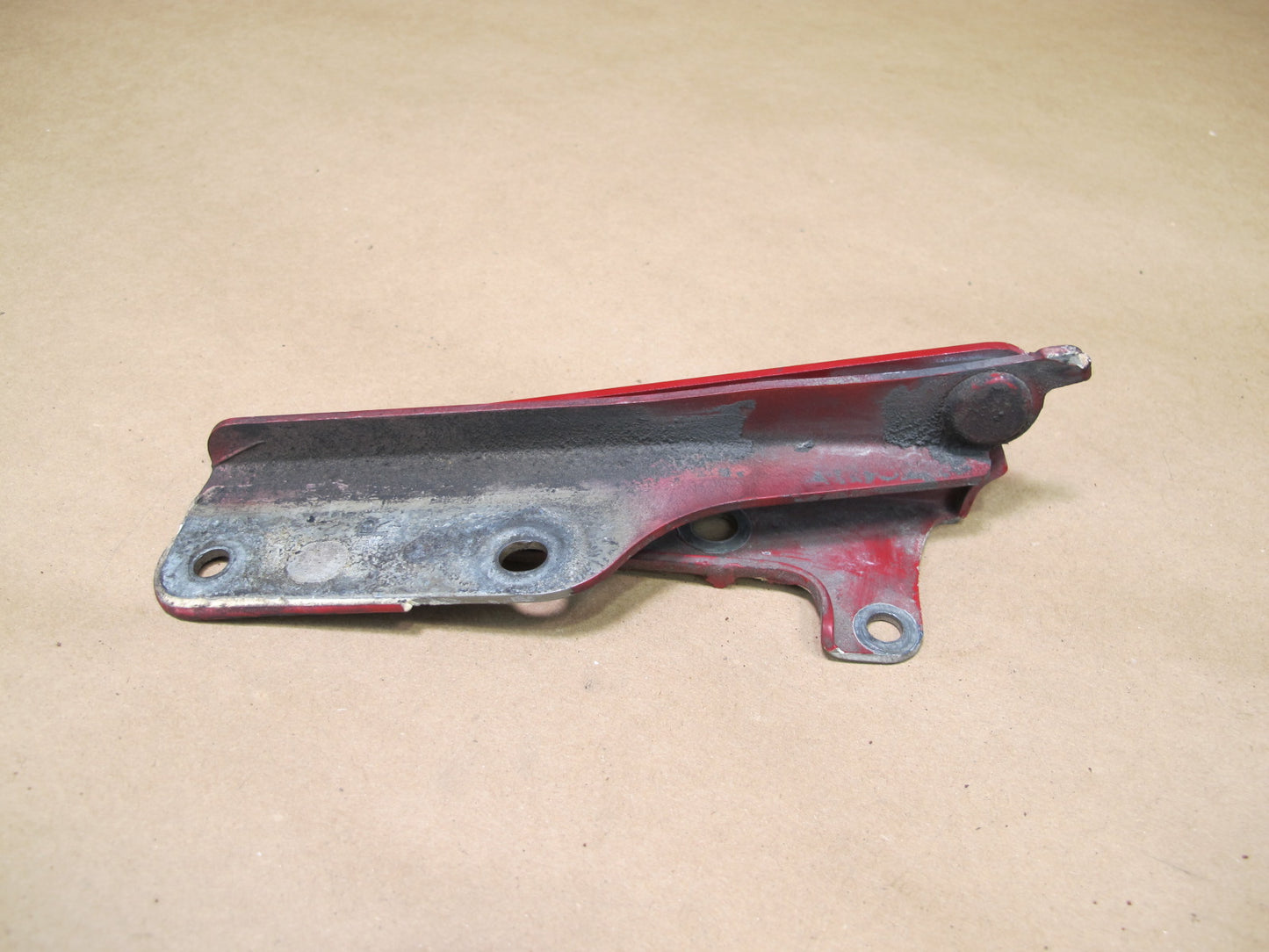 92-97 Subaru SVX Set of 2 Front Left & Right Hood Bonnet Hinge RED OEM