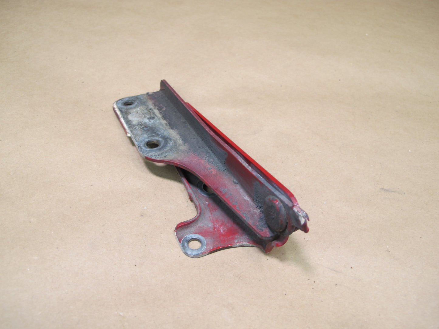 92-97 Subaru SVX Set of 2 Front Left & Right Hood Bonnet Hinge RED OEM