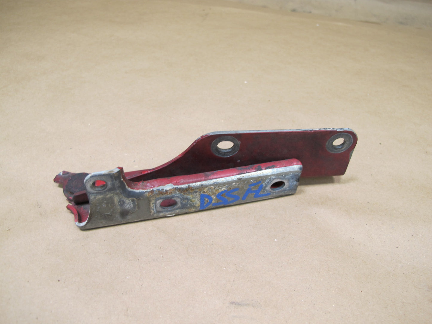 92-97 Subaru SVX Set of 2 Front Left & Right Hood Bonnet Hinge RED OEM