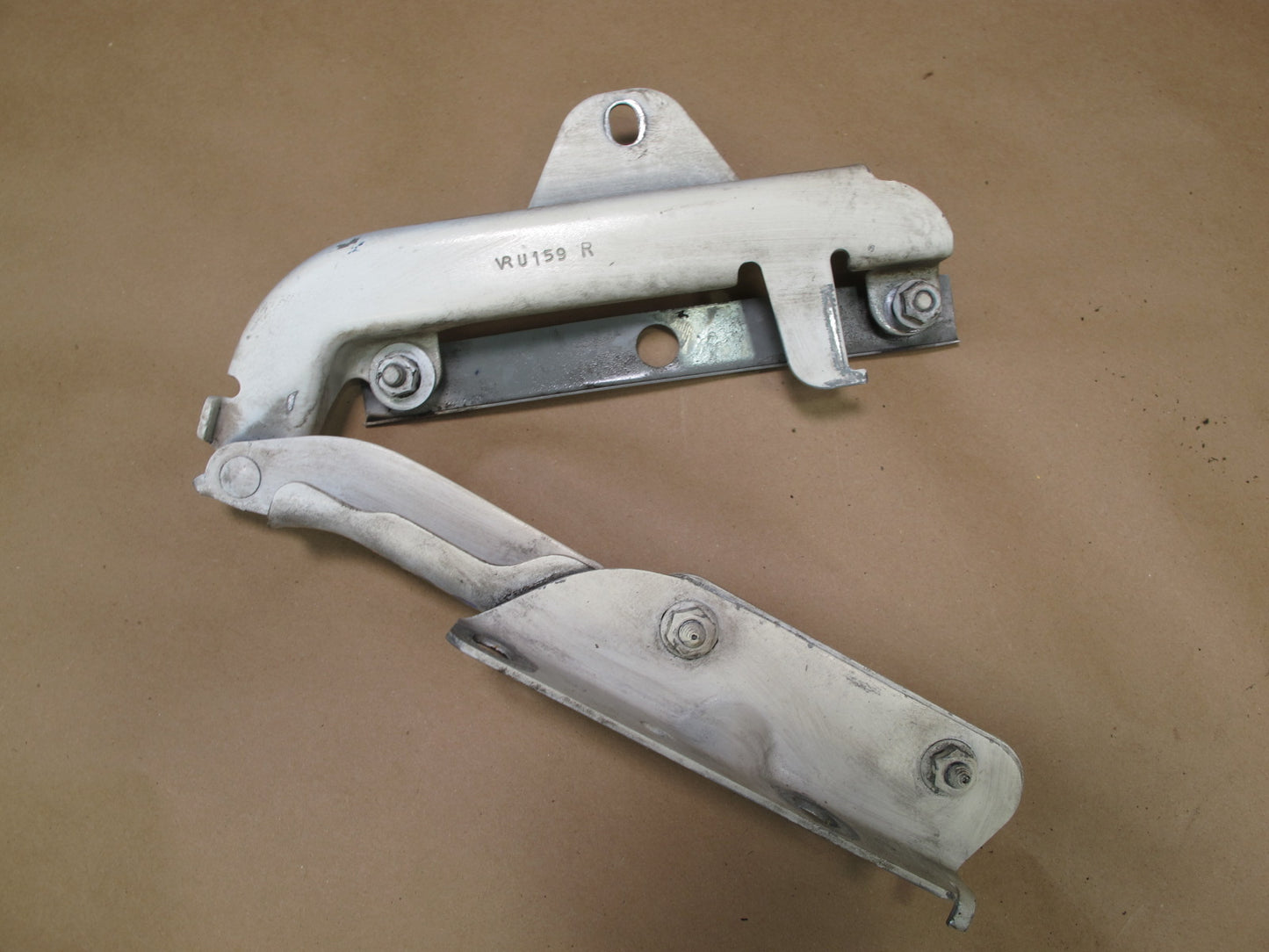 98-02 Pontiac Firebird 5.7L Set of 2 Front Left & Right Hood Hinge White OEM