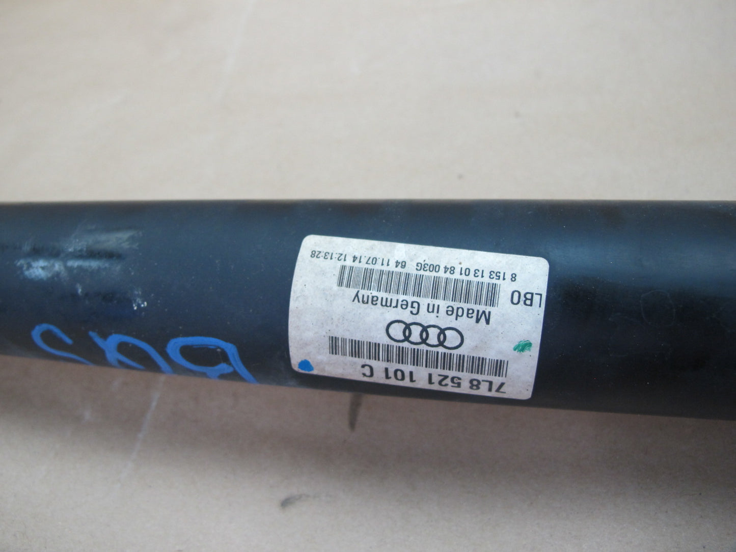 11-15 Audi 4L Q7 3.0L AWD Front Driveshaft Drive Shaft 7L8521101C OEM