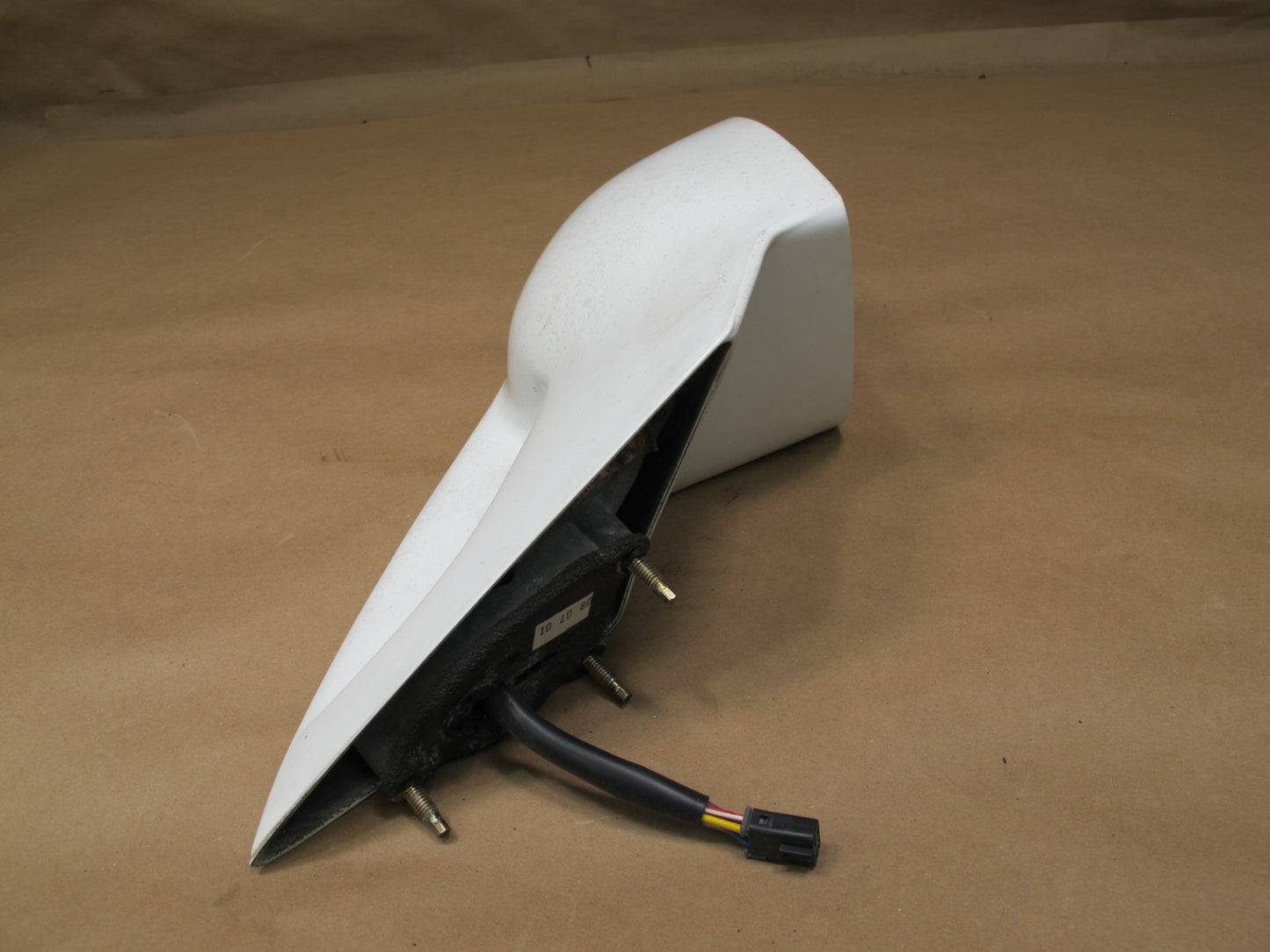 00-02 Pontiac Firebird Right Door Side View Electric Power Mirror White OEM