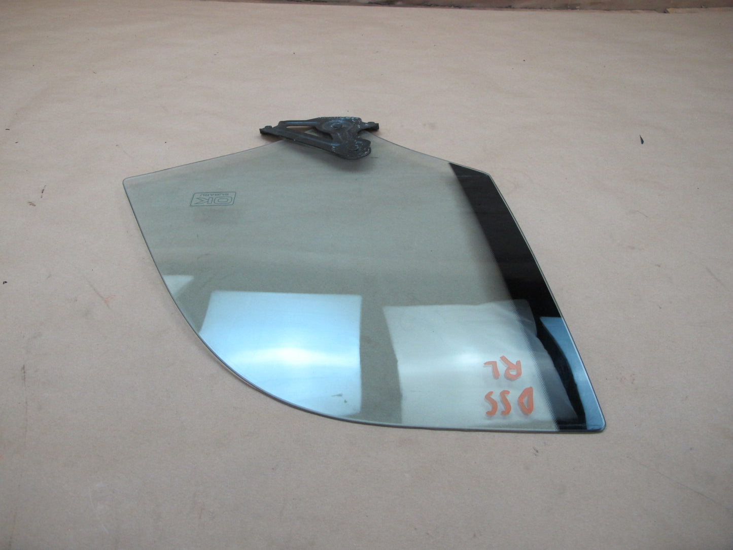 92-97 Subaru SVX Rear Left Driver Side Lower Glass Window OEM