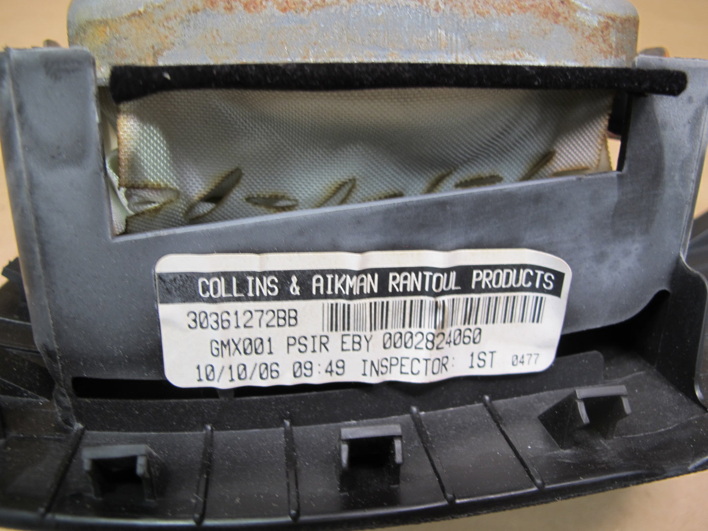06-09 PONTIAC SOLSTICE FRONT RIGHT PASSENGER SIDE DASH SRS AIRBAG OEM