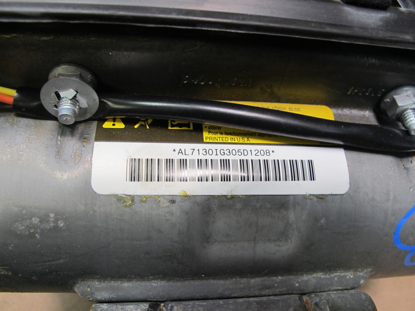06-09 PONTIAC SOLSTICE FRONT RIGHT PASSENGER SIDE DASH SRS AIRBAG OEM