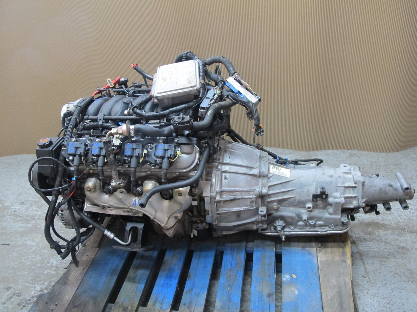 2002 Pontiac Firebird LS1 5.7L ECU Engine Motor 4L60E Auto Transmission Assy