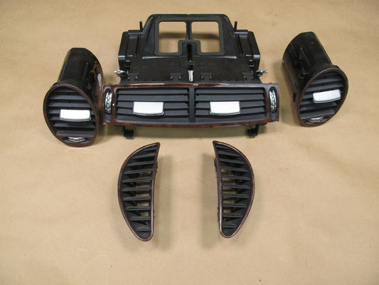 05-08 Mercedes R171 SLK Set of 5 Dash Front Left Center Right AC Air Vent OEM
