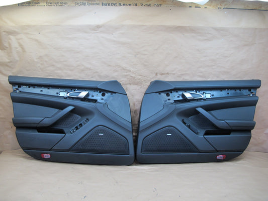 2010-2012 Porsche Panamera 970 Front Door Interior Trim Cover Panel Set of 2