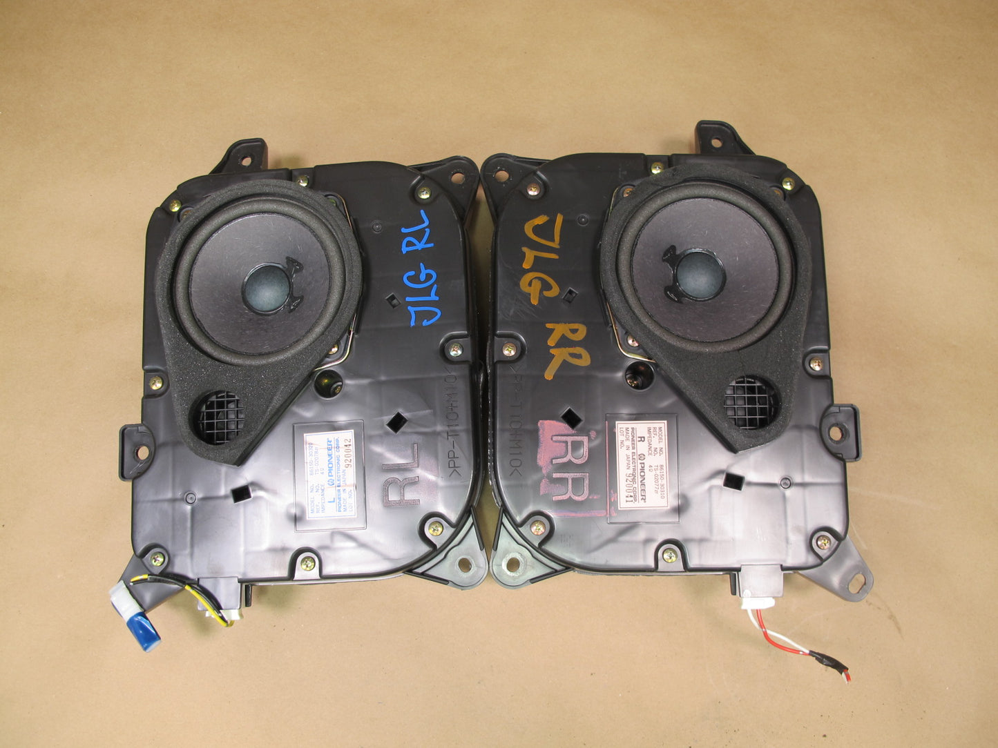 98-05 Lexus JZS160 GS300 GS430 Rear Left & Right Door Tweeter Speaker Set OEM