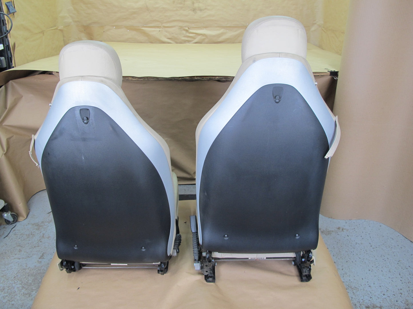 05-06 Mercedes R171 SLK Front Left Right Memory Heated Leather Seat Set OEM