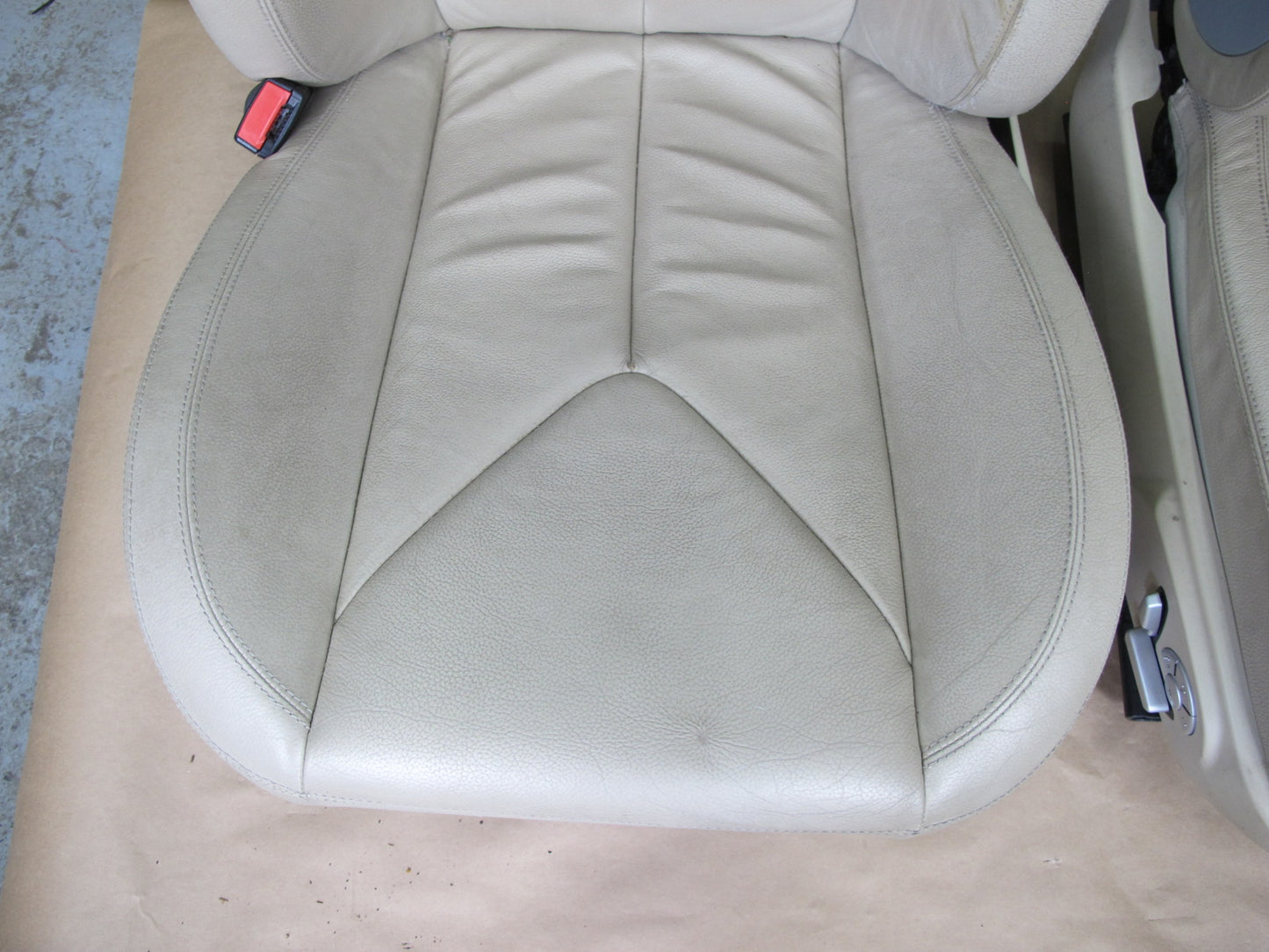 05-06 Mercedes R171 SLK Front Left Right Memory Heated Leather Seat Set OEM