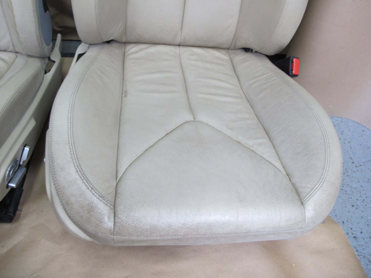 05-06 Mercedes R171 SLK Front Left Right Memory Heated Leather Seat Set OEM