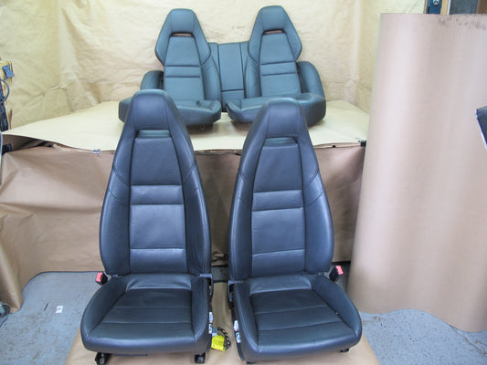 2010-2013 Porsche Panamera 970 Front & Rear Leather Seat Bolster Set