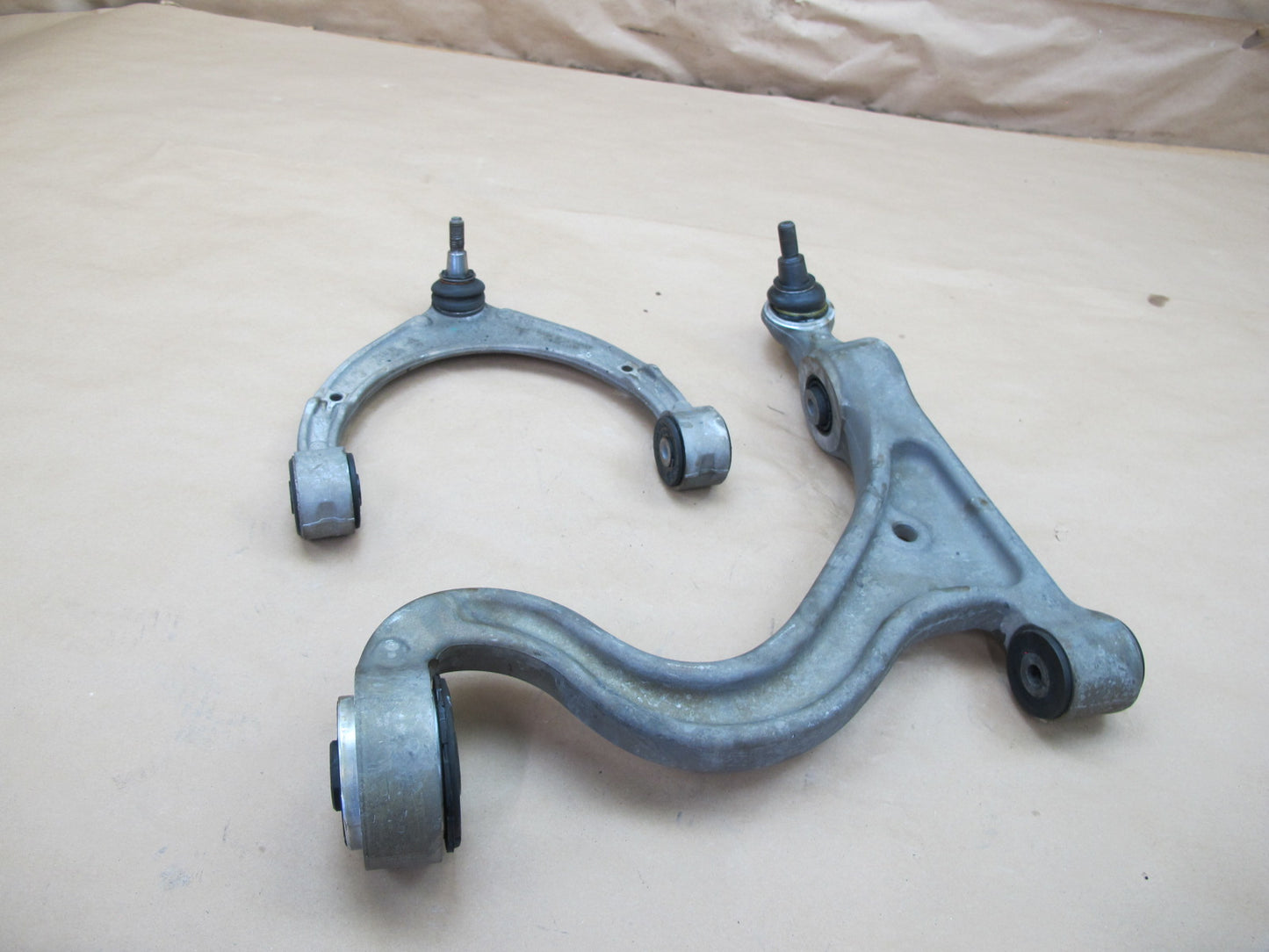 2010-2013 Porsche Panamera 970 AWD Front Left Upper & Lower Control Arm Set of 2