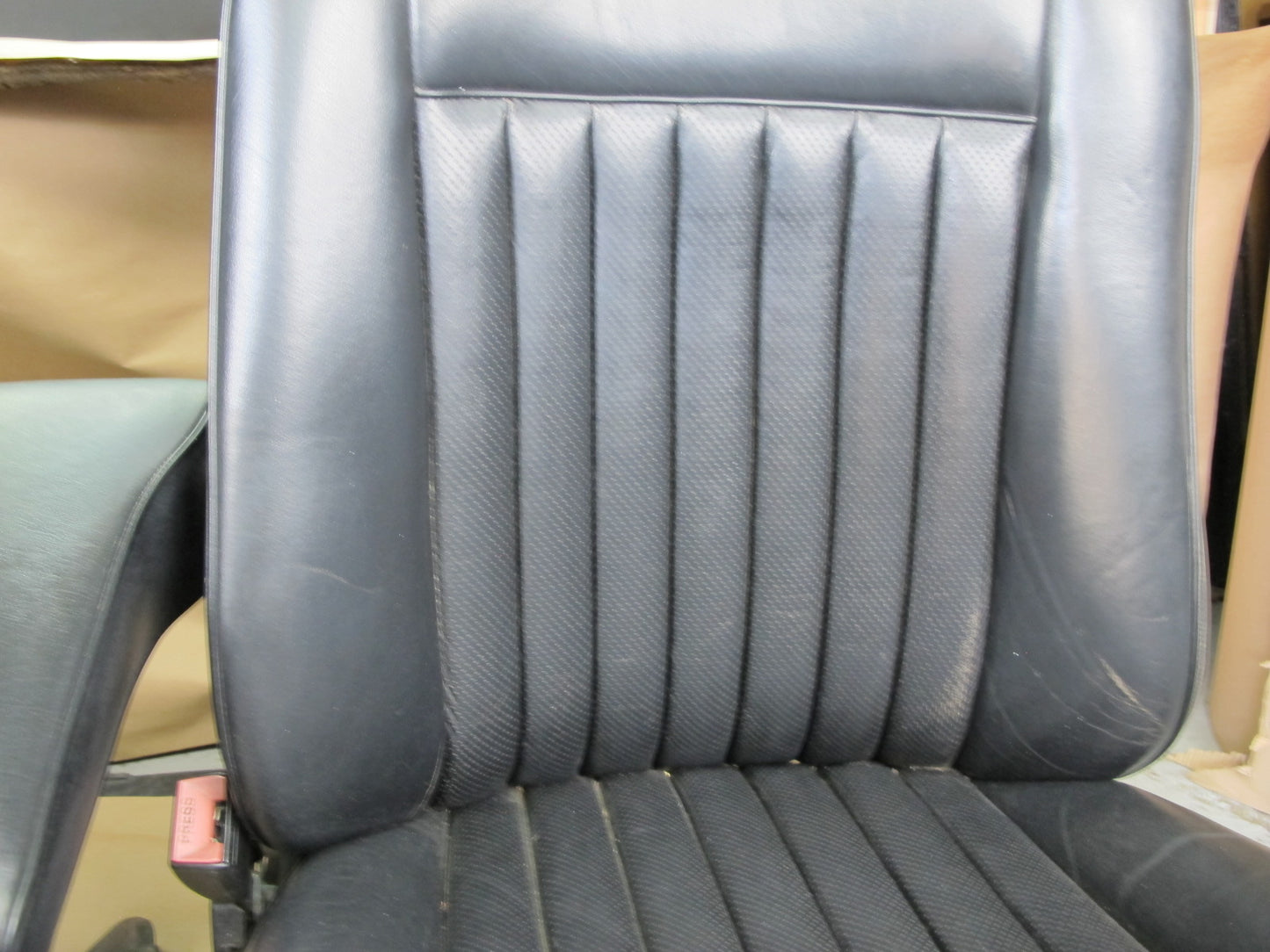 86-91 Mercedes W126 560SEL Front & Rear Left & Right Leather Seat Set OEM