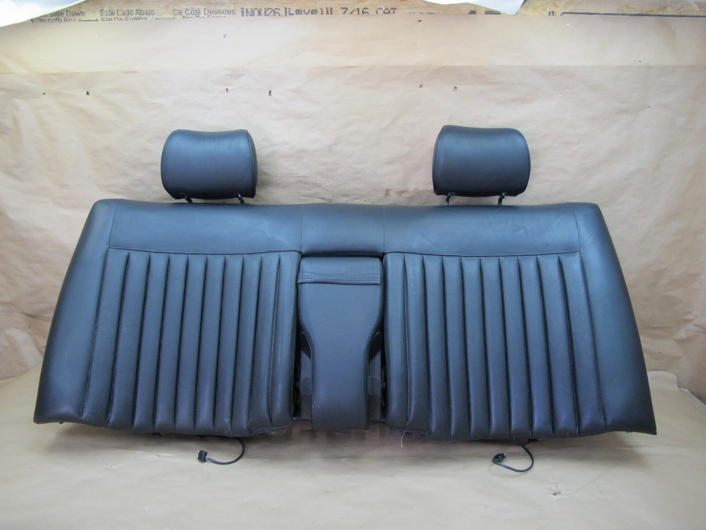 86-91 Mercedes W126 560SEL Front & Rear Left & Right Leather Seat Set OEM
