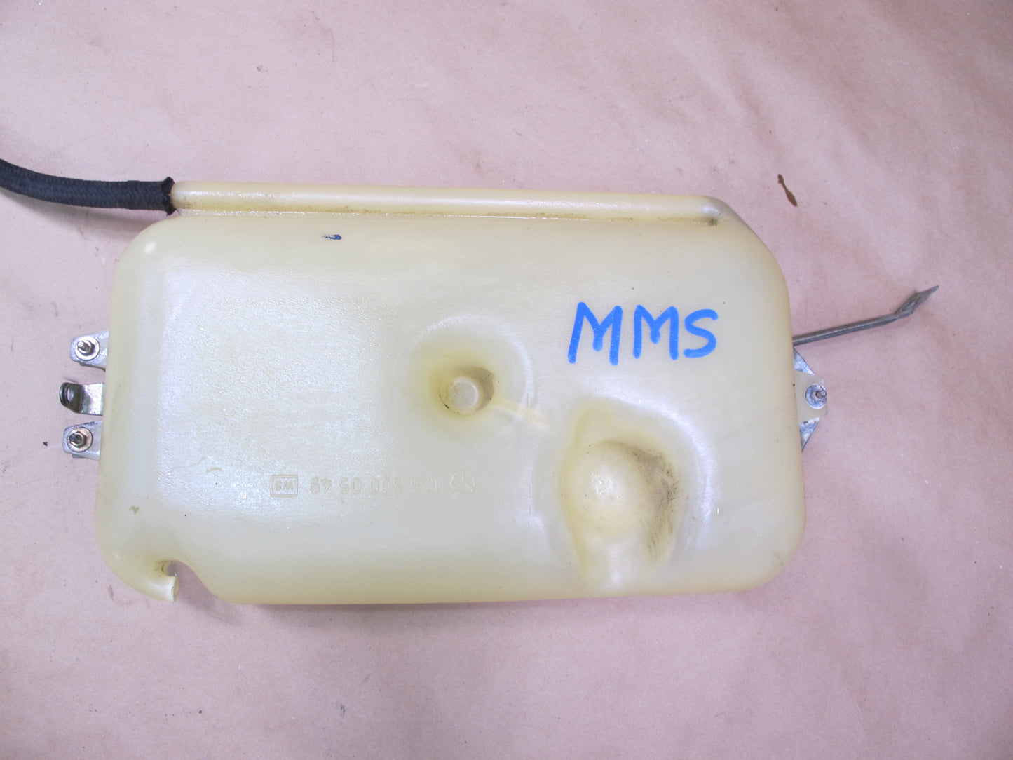 84-91 Mercedes W126 Engine Expansion Overflow Reservoir Bottle Tank OEM