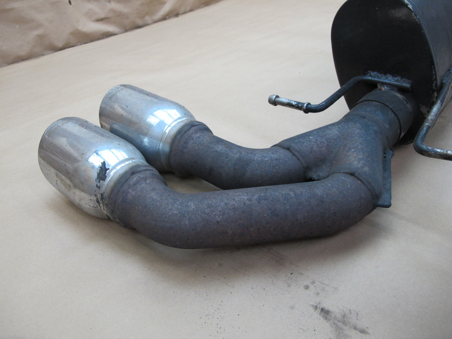 07-09 Pontiac Solstice GXP Magna Rear Exhaust Muffler w Tips