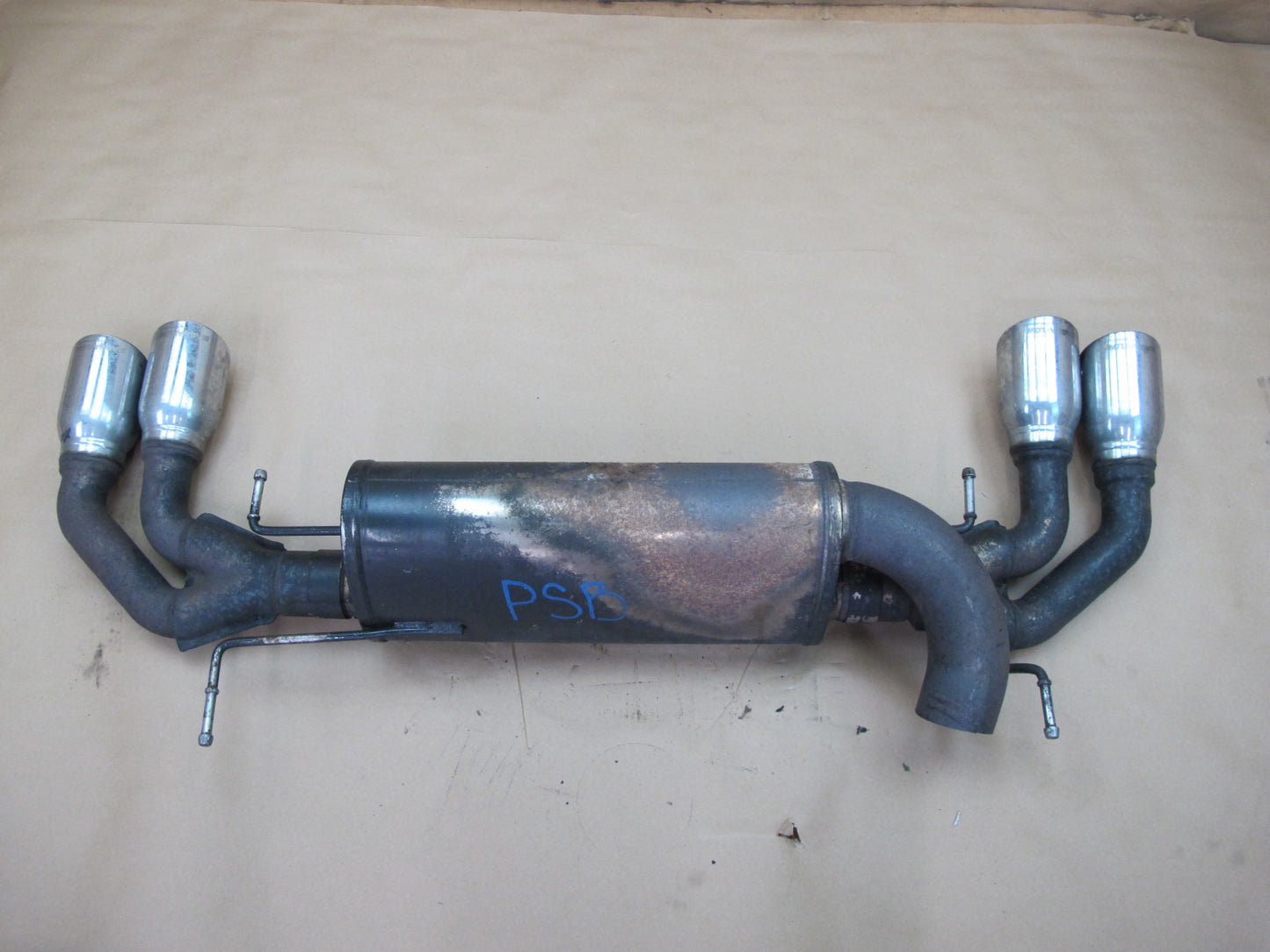 07-09 Pontiac Solstice GXP Magna Rear Exhaust Muffler w Tips