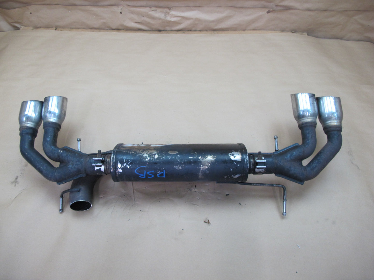 07-09 Pontiac Solstice GXP Magna Rear Exhaust Muffler w Tips