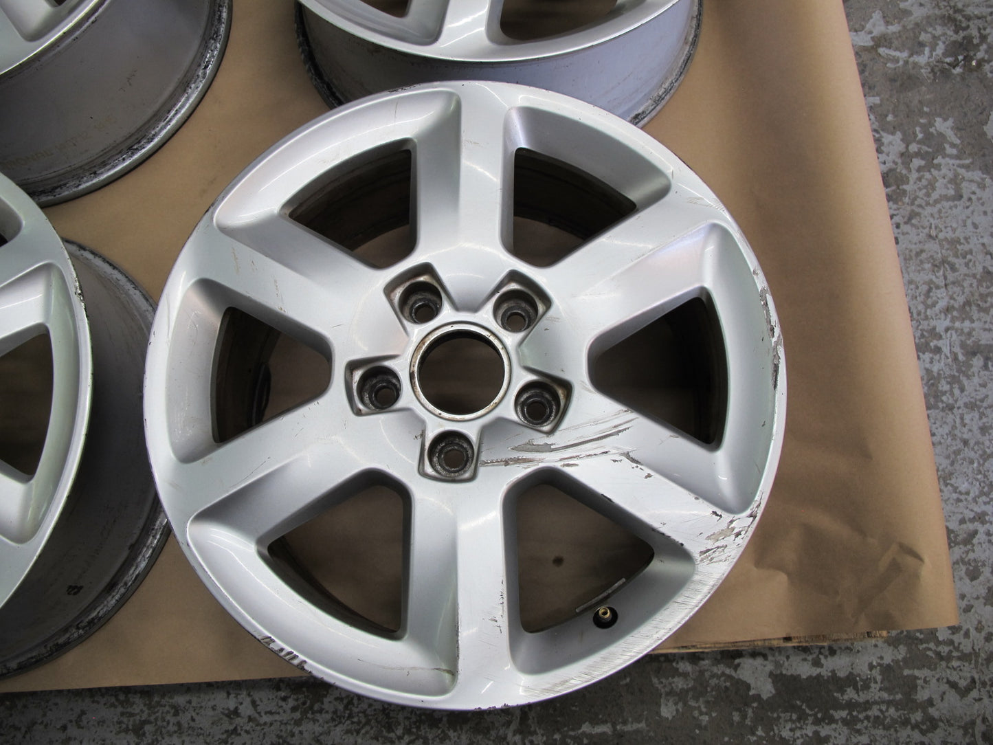 10-15 Audi 4L Q7 Set of 4 Alloy Wheel 18" R18 Rim 18X8J ET50 ET56 OEM