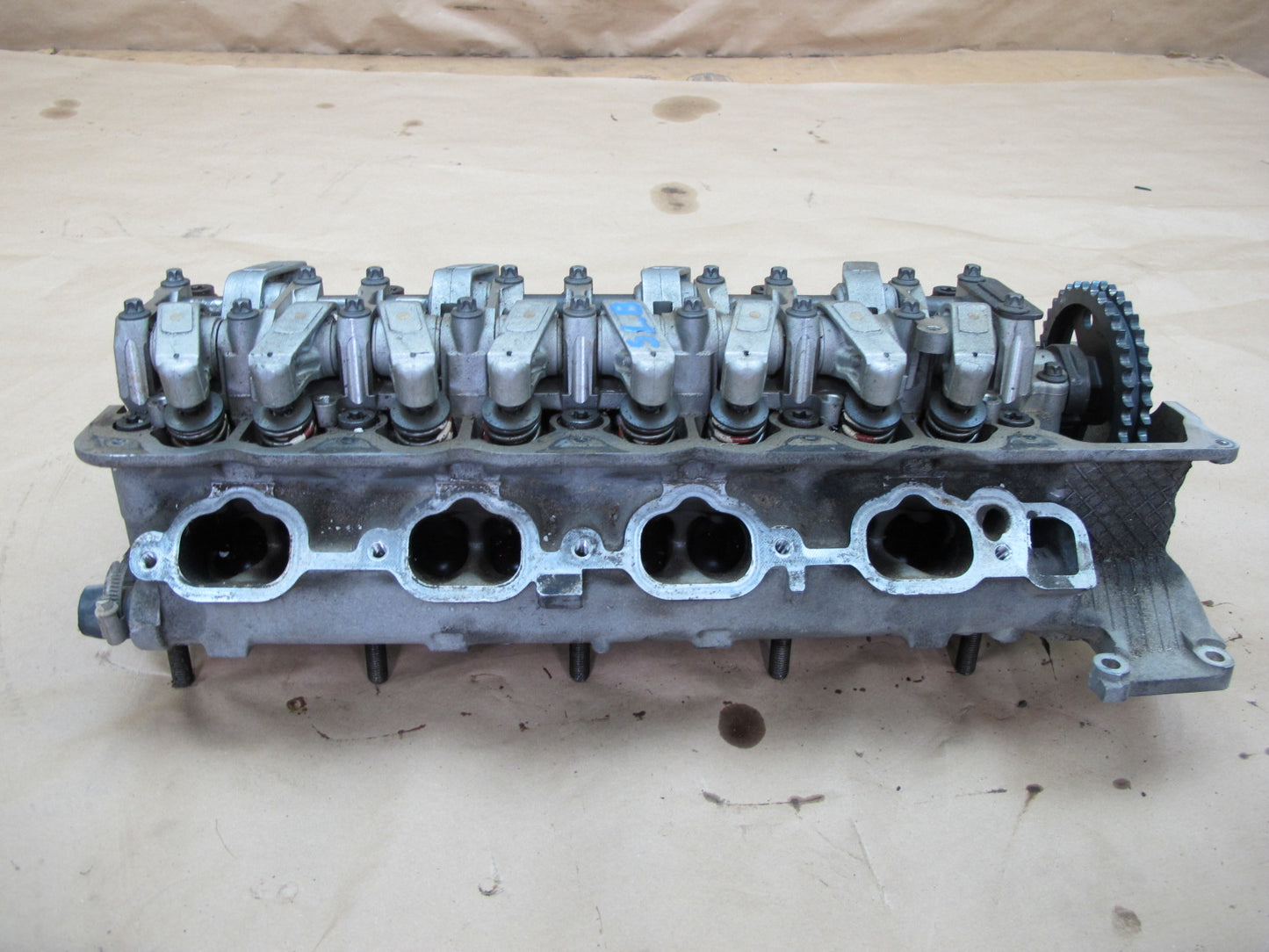 03-08 Mercedes R230 SL55 5.4 113.992 Left Cylinder Head w Rocker Arm 99k Miles