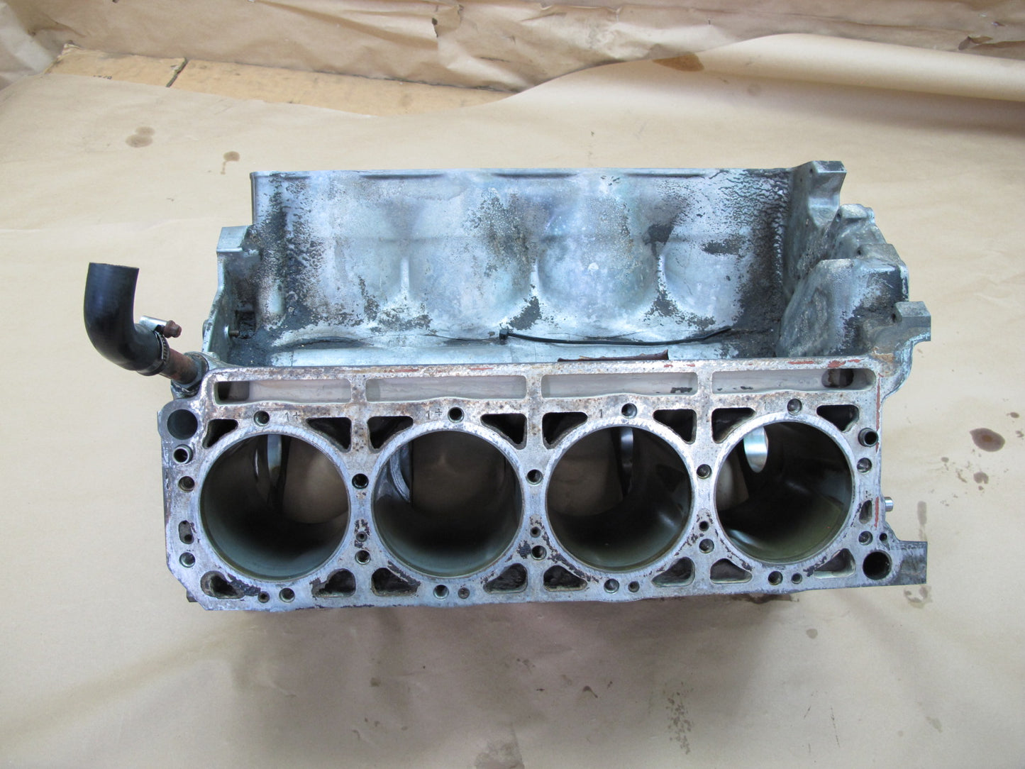 86-91 Mercedes W126 560SEL 5.5L M117 Engine Motor Block 1170112401 OEM