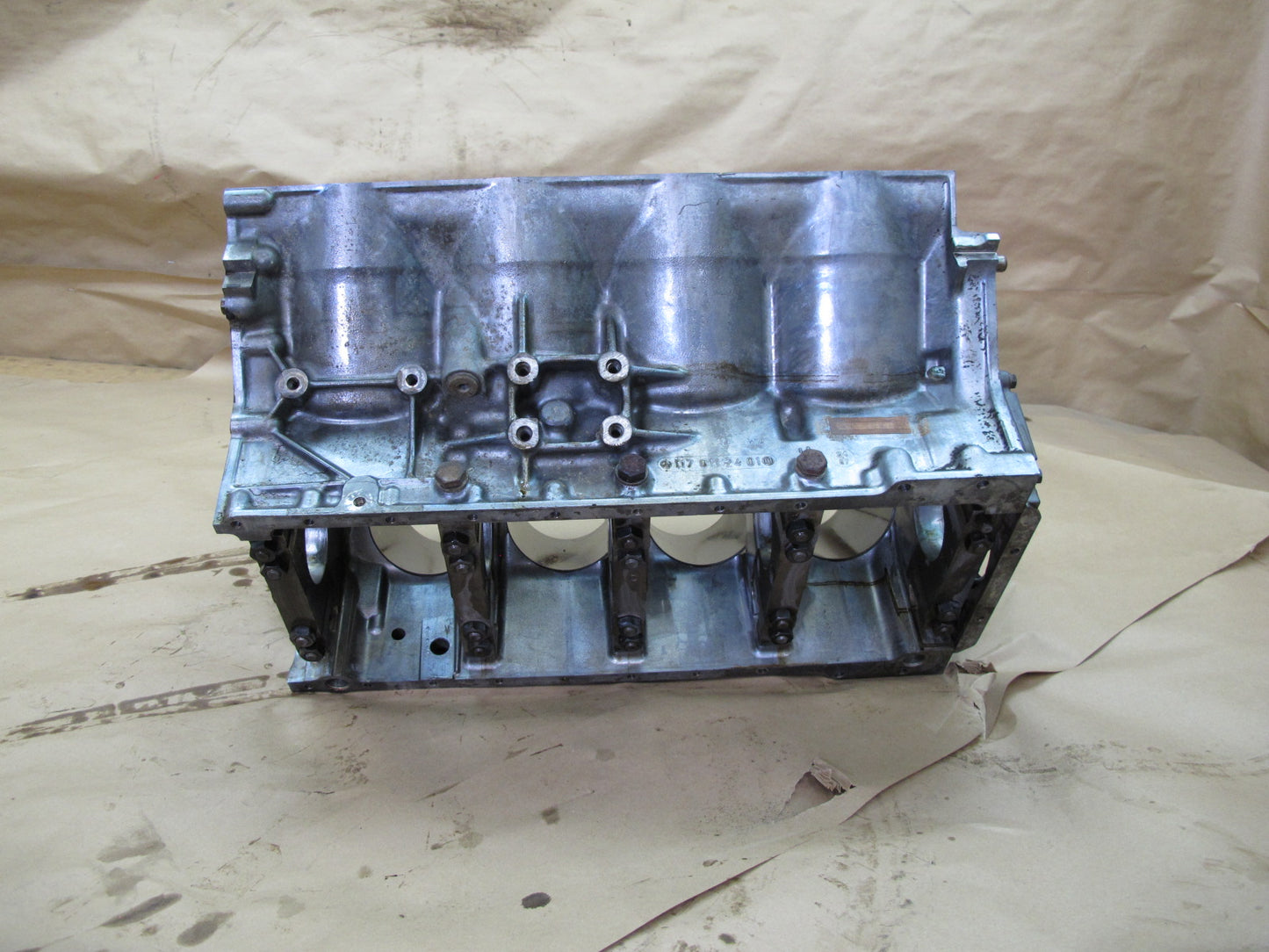 86-91 Mercedes W126 560SEL 5.5L M117 Engine Motor Block 1170112401 OEM