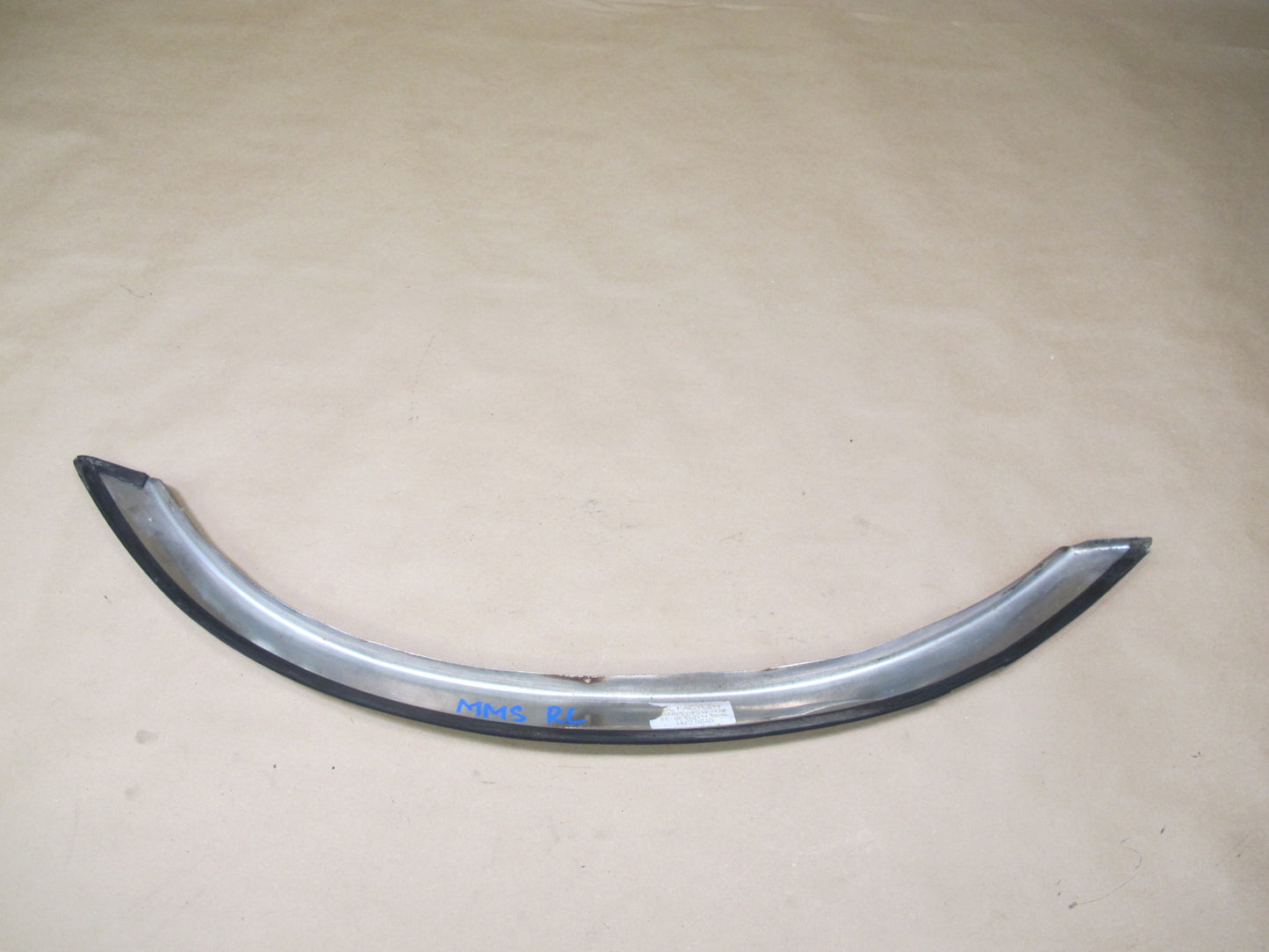 86-91 Mercedes W126 Set of 2 Rear Fender Wheel Arch Chrome Trim Molding OEM