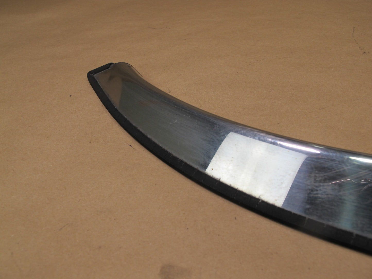 86-91 Mercedes W126 Set of 2 Rear Fender Wheel Arch Chrome Trim Molding OEM