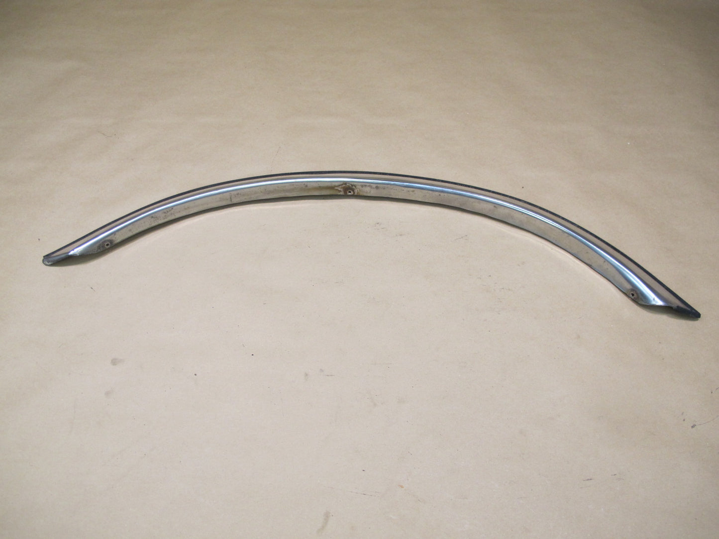 86-91 Mercedes W126 Set of 2 Rear Fender Wheel Arch Chrome Trim Molding OEM