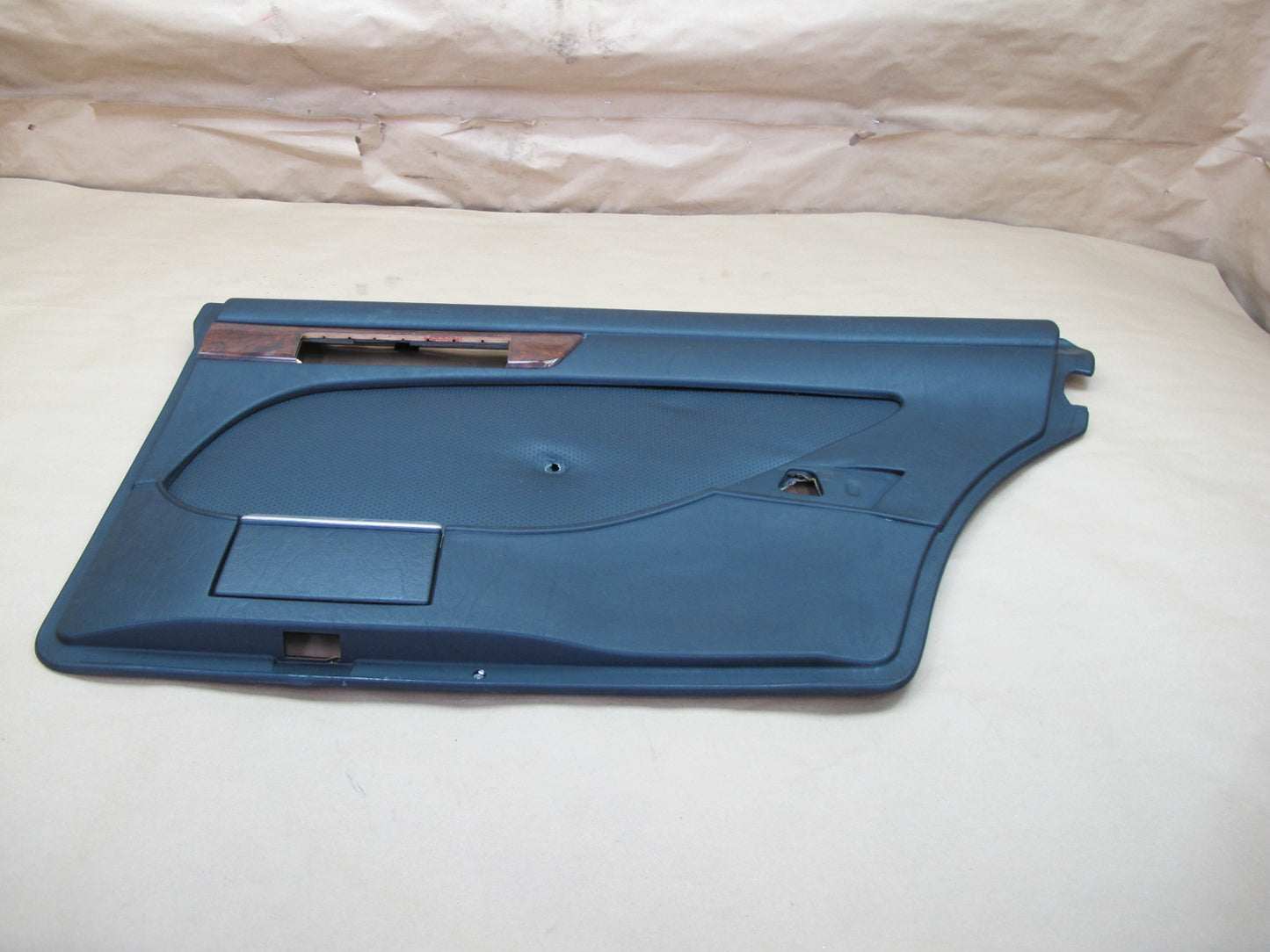 86-91 Mercedes W126 Set of 2 Rear Door Interior Trim Cover Panel OEM