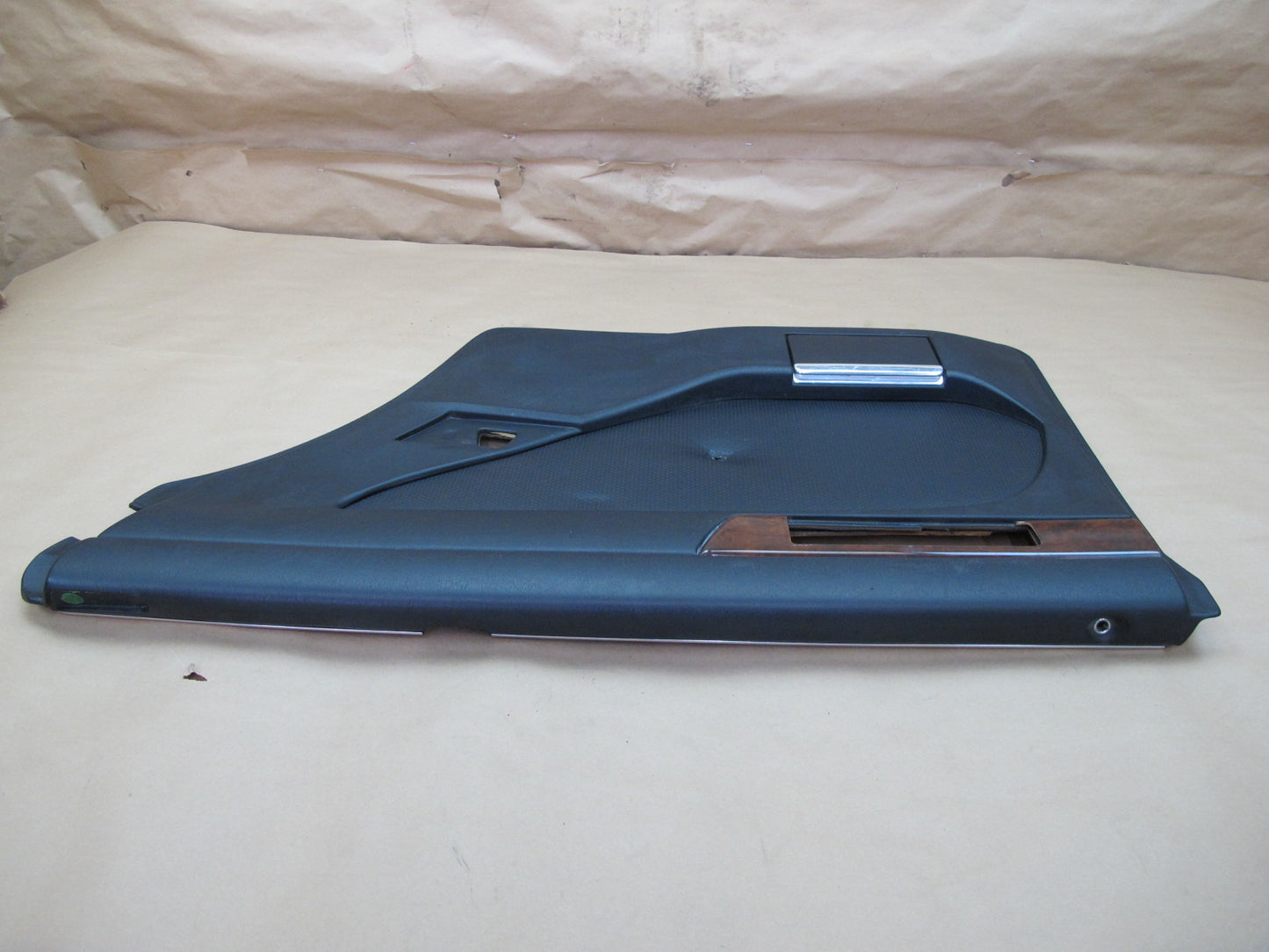 86-91 Mercedes W126 Set of 2 Rear Door Interior Trim Cover Panel OEM