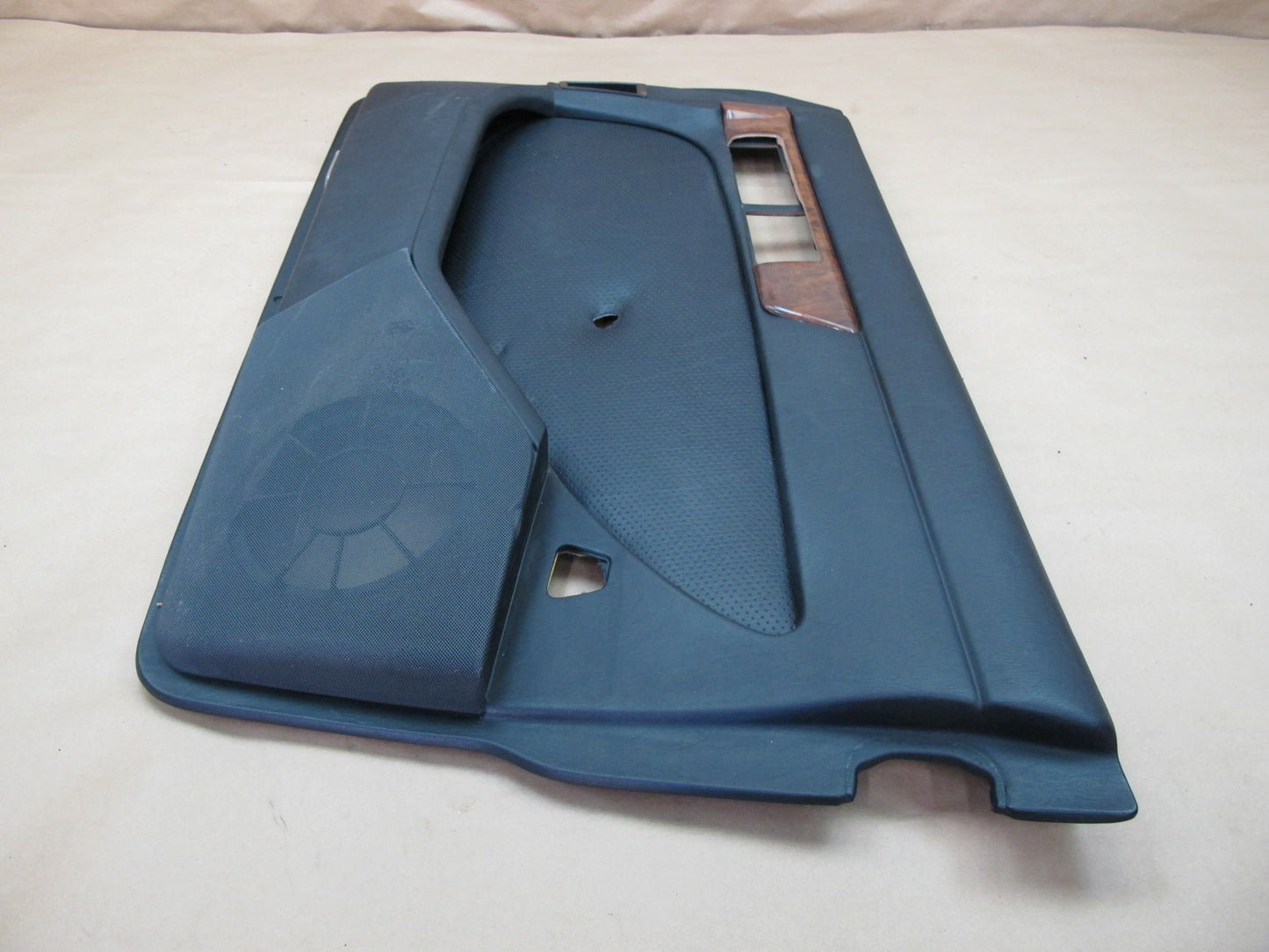 86-91 Mercedes W126 Set of 2 Front Door Interior Trim Cover Panel OEM