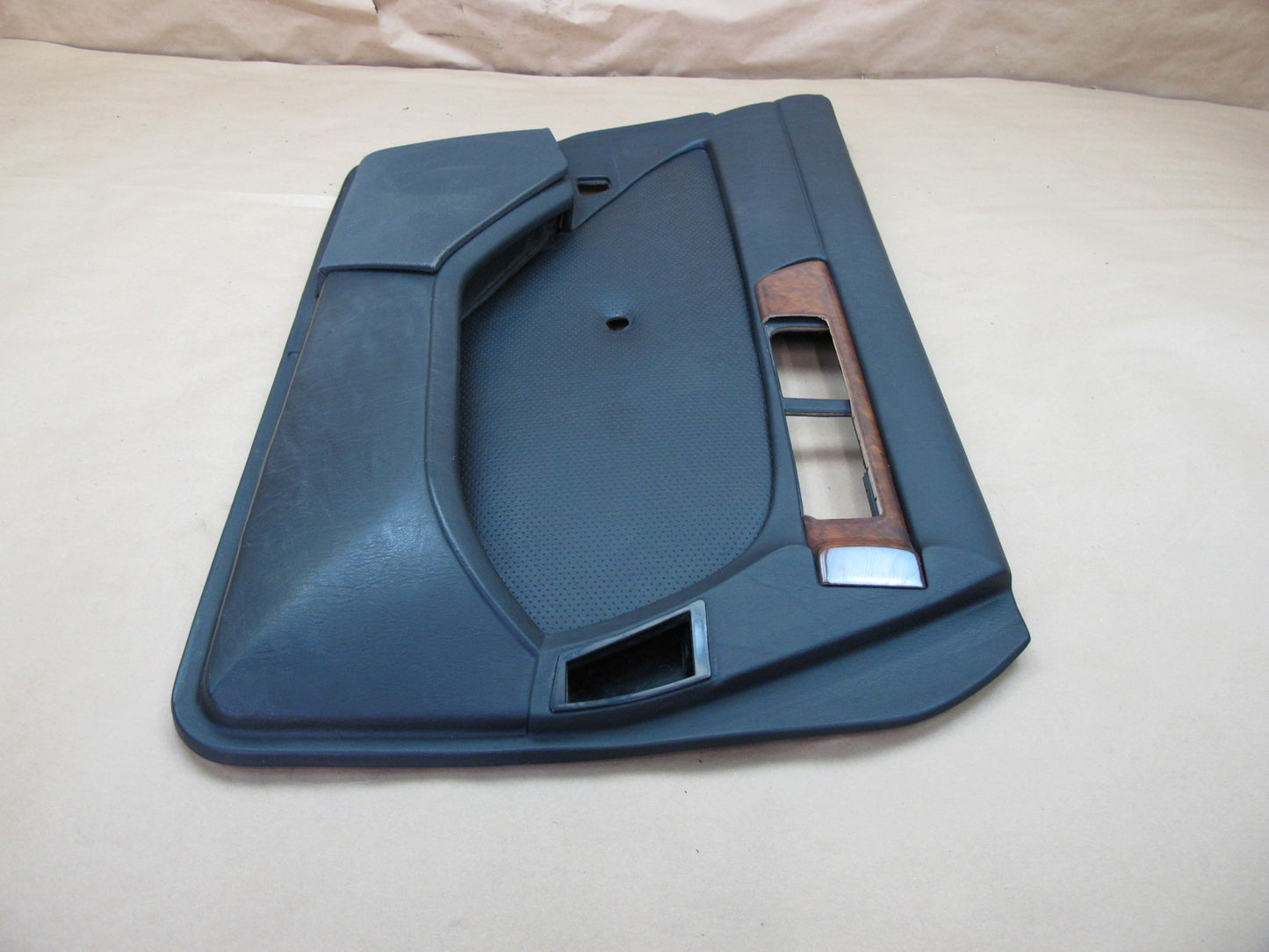 86-91 Mercedes W126 Set of 2 Front Door Interior Trim Cover Panel OEM