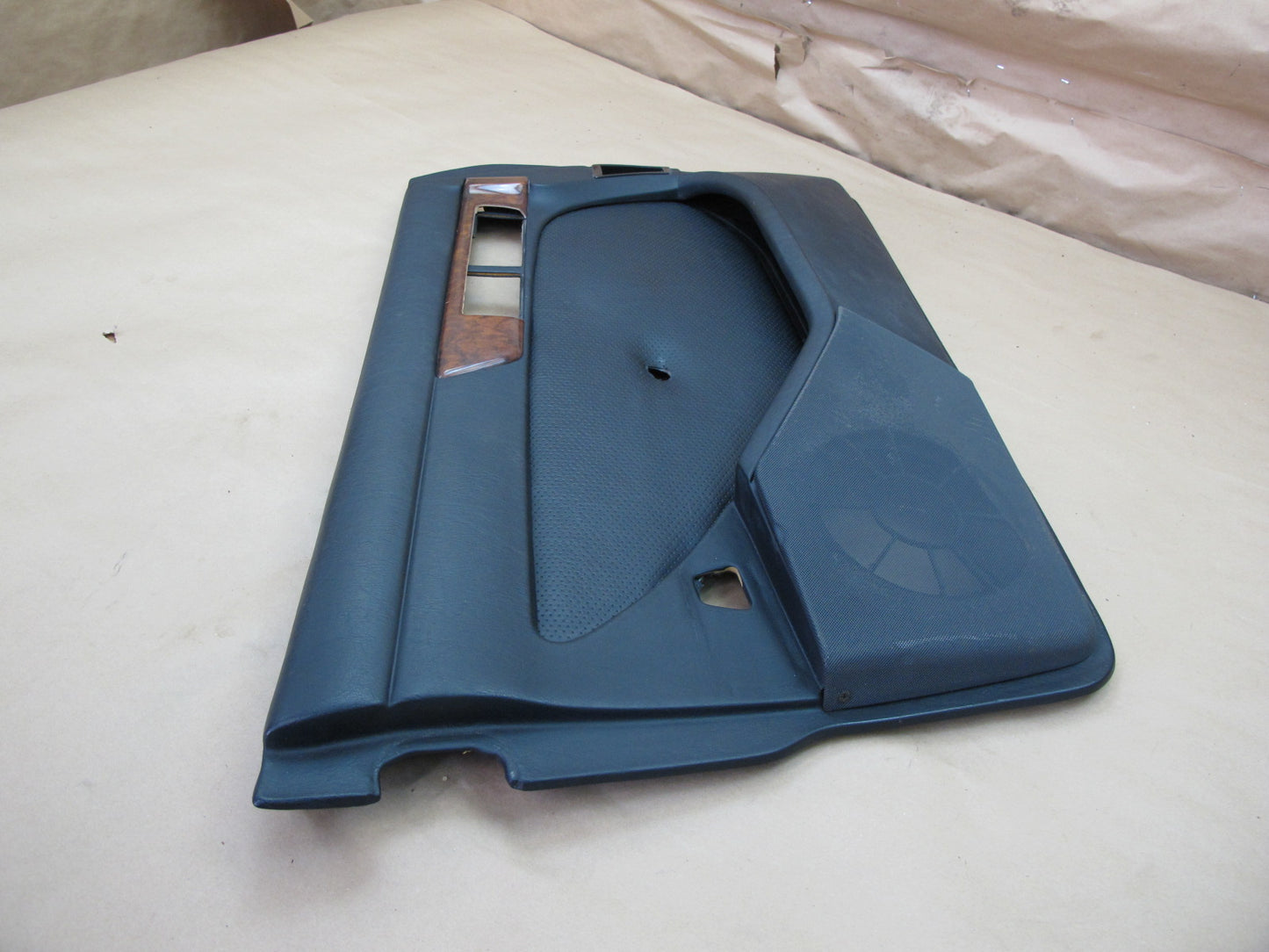 86-91 Mercedes W126 Set of 2 Front Door Interior Trim Cover Panel OEM