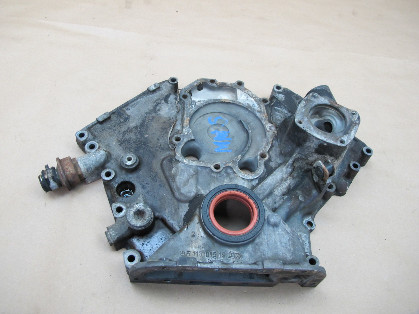86-91 Mercedes W126 560SEL Engine Timing Cover R1170151901 OEM