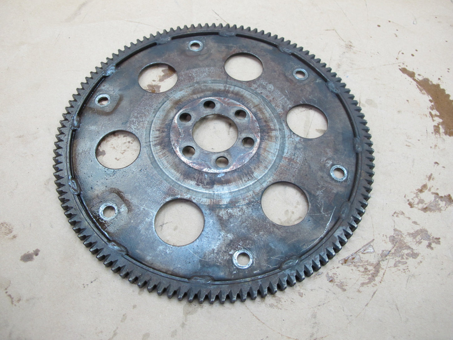 87-88 Toyota Supra MA71 Turbo M/T Manual Transmission Flywheel w Plates OEM