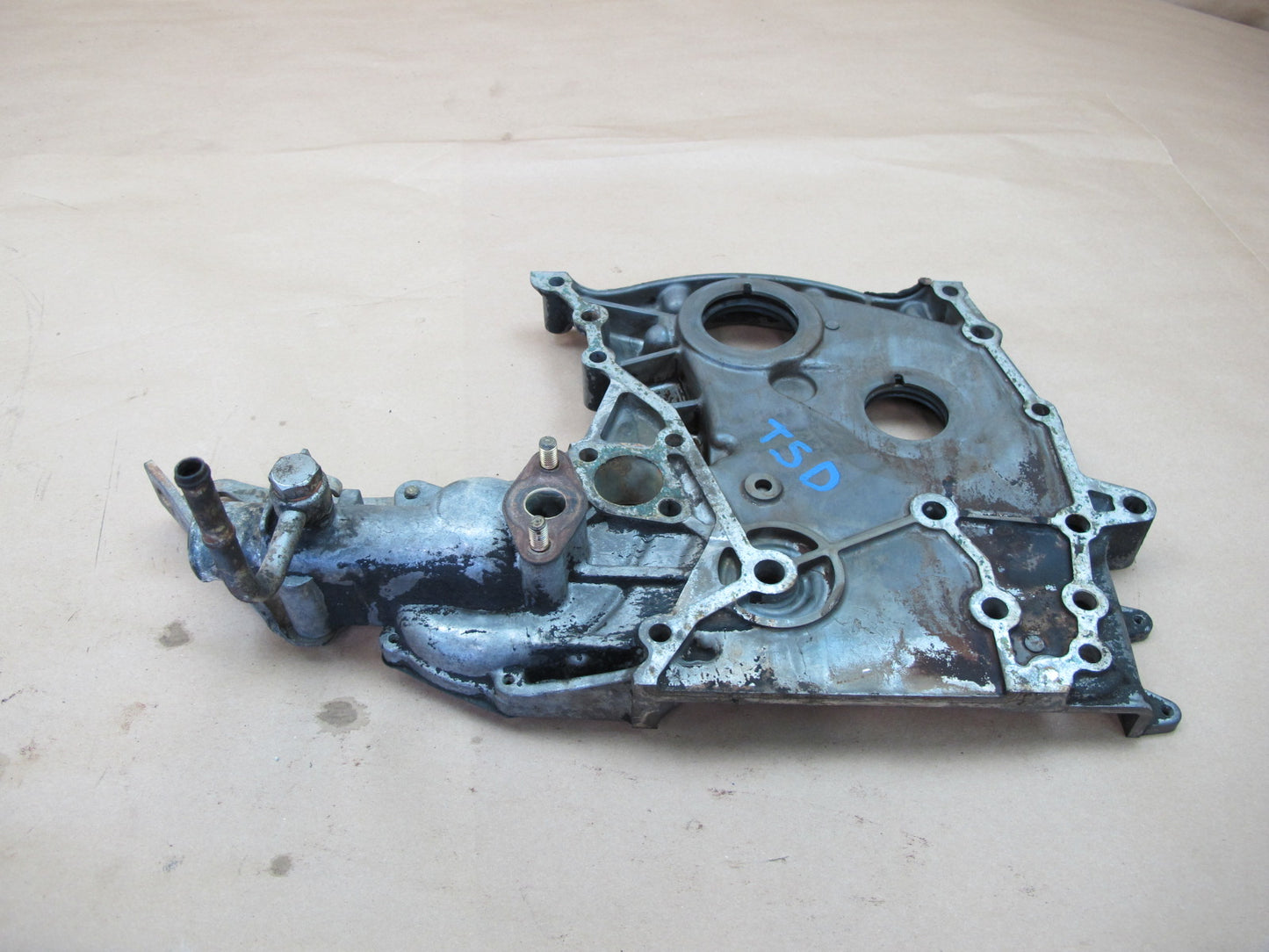 86-92 Toyota Supra MA71 7MGTE Engine Rear Timing Gear END Plate OEM