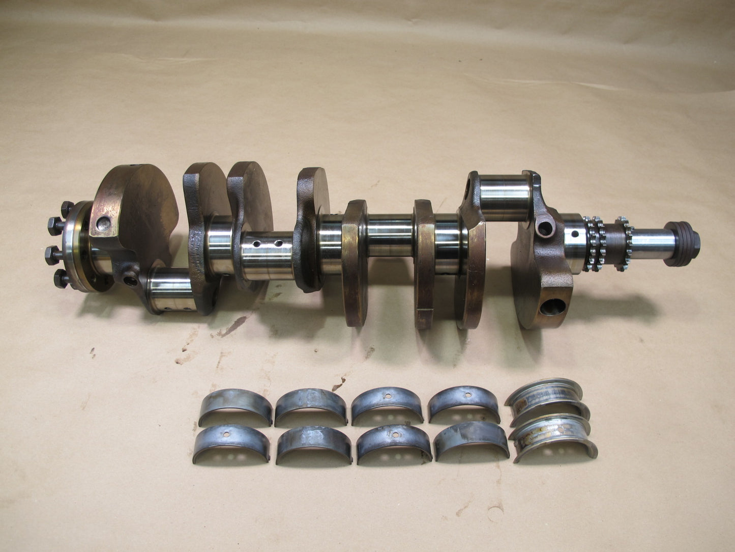 86-91 Mercedes W126 560SEL 5.5L M117 Crankshaft w Bearings OEM