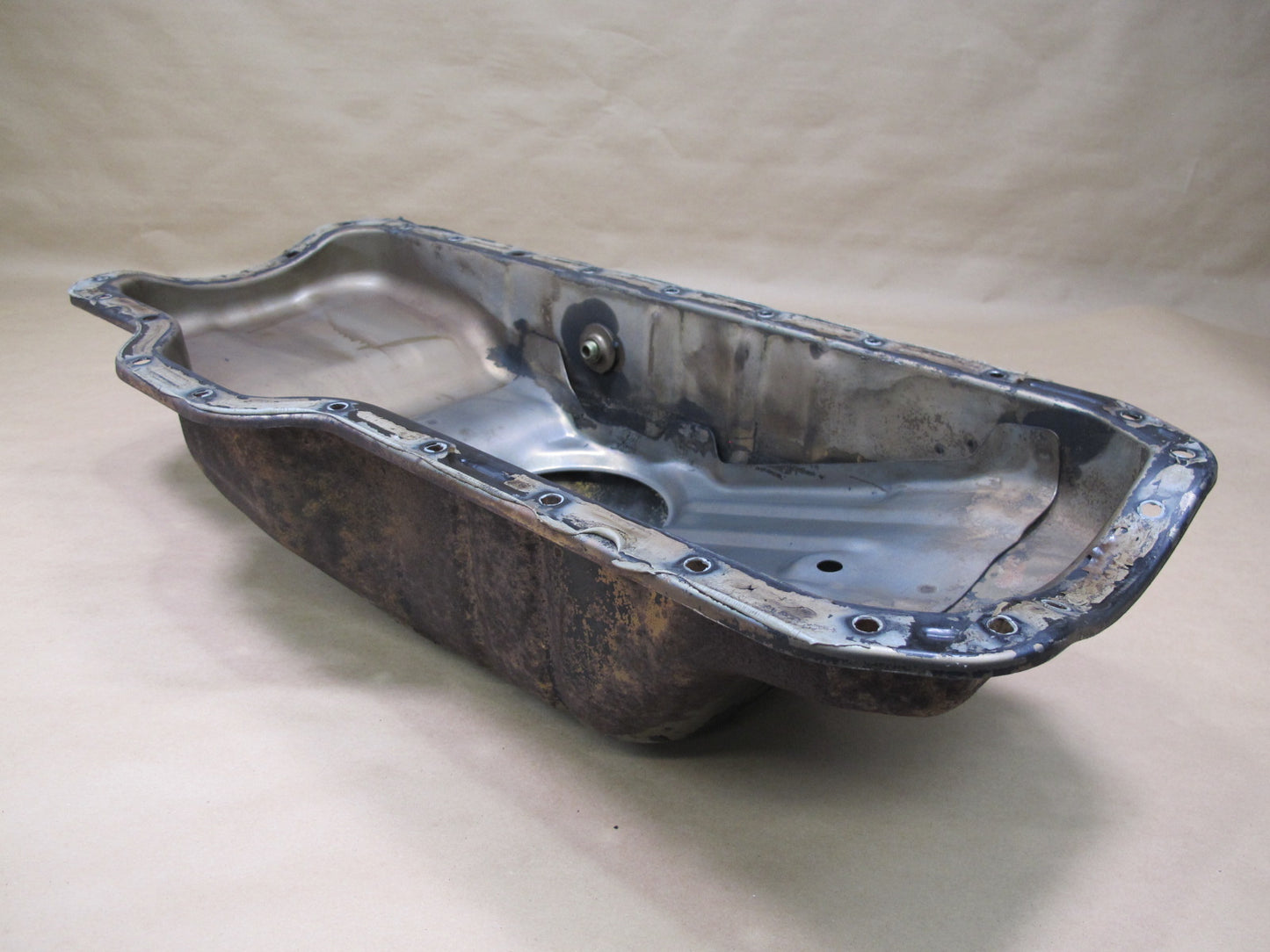 87-92 Toyota Supra MA71 7MGTE Turbo Engine Lower Oil Pan OEM