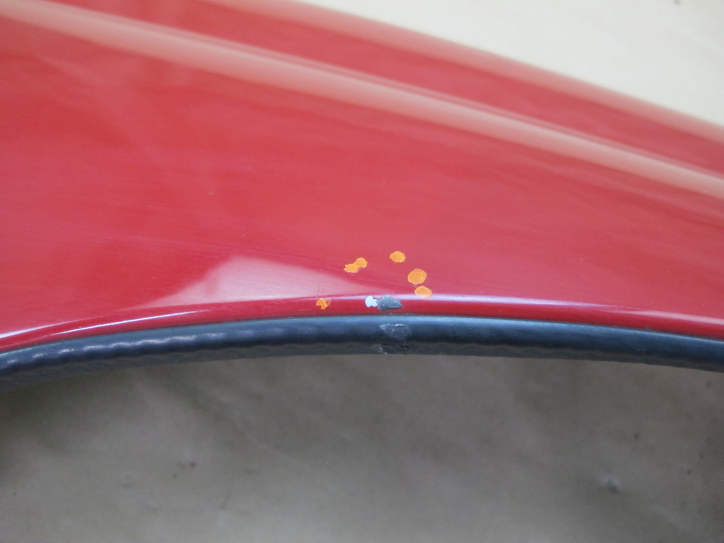 92-97 Subaru SVX Front Right Fender Shell Cover Panel RED OEM