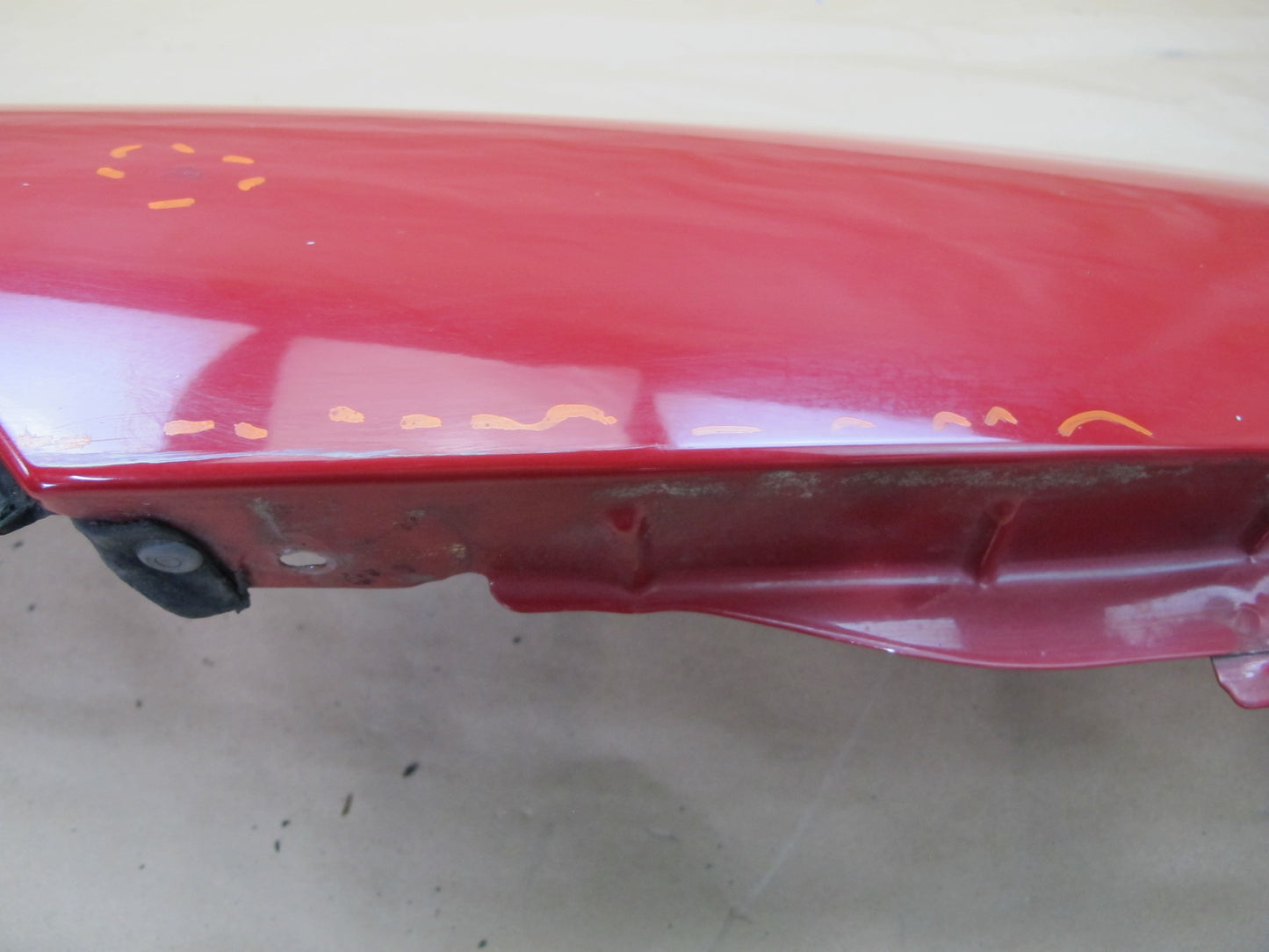 92-97 Subaru SVX Front Right Fender Shell Cover Panel RED OEM